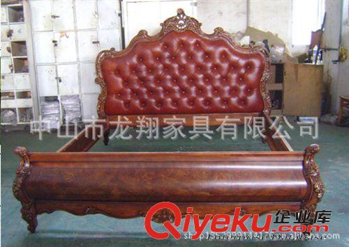 床廠家 供應優(yōu)質(zhì)  歐式床實木 橡木床雙人床1.8米 成人tj床原始圖片3