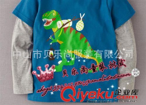 外貿童裝批發 熱銷春秋新款jumping beans純棉卡通長袖童T恤 5866原始圖片2