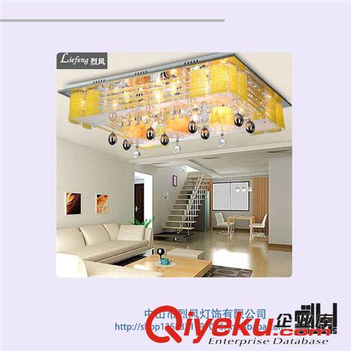 廠價直銷供應時尚燈具 長方形水晶LED 精美家居LC043吸頂燈