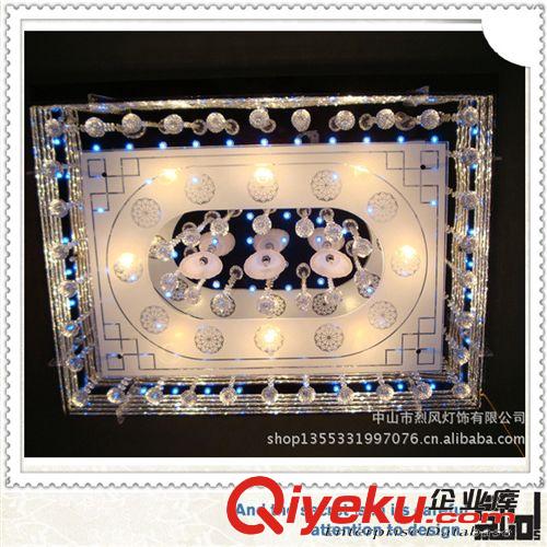 【精品推薦】gd長方形LED水晶吸頂燈 客廳臥室燈飾 新款LC074