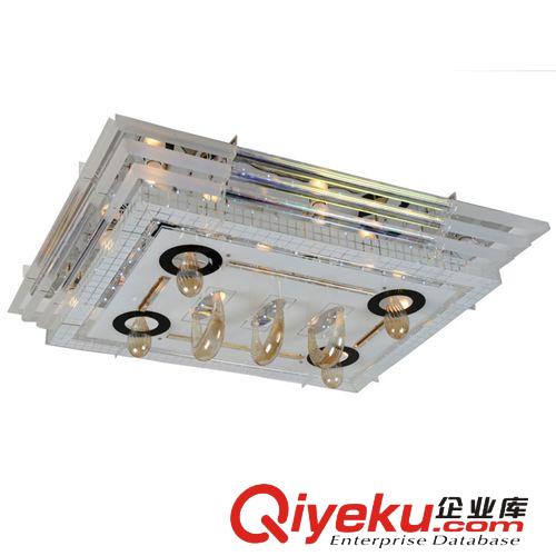 現貨批發客廳吸頂燈 現代簡約平板吸頂燈 LC066水晶吸頂燈送遙控