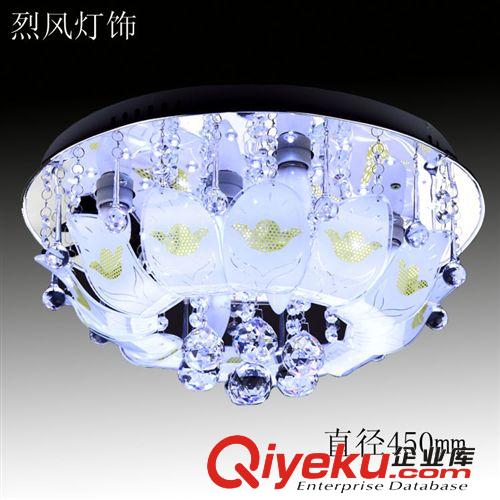 現貨批發客廳吸頂燈 現代簡約平板吸頂燈 LC066水晶吸頂燈送遙控原始圖片3
