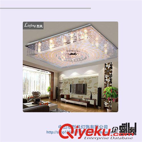 廠家低價供應(yīng)客廳燈具 現(xiàn)代式水晶LC004燈 吸頂式節(jié)能燈