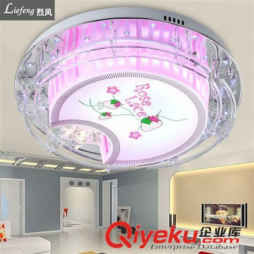 廠家直銷精美LC032水晶吸頂 貼片LED百合花長方形吸頂燈 家居吸頂