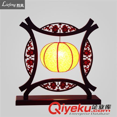 【烈風(fēng)】供應(yīng)中式仿古落地?zé)?手工木藝衣架落地?zé)?L001中山燈具原始圖片2