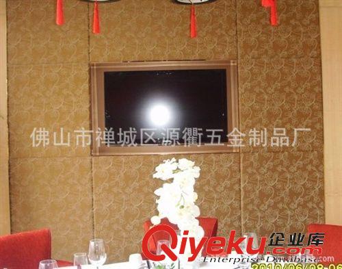 古典拉絲不銹鋼圍邊不銹鋼屏風 鏤空不銹鋼花格 定做裝飾屏風隔斷