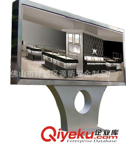 廣告展臺 專賣店產品展示架 佛山不銹鋼制品廠專業加工原始圖片2