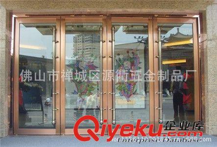 酒店玫瑰金無指紋門套 不銹鋼材質 廣州酒店不銹鋼門原始圖片3