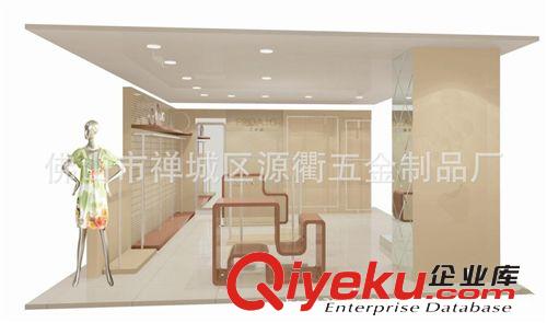 高級賣場產品展示架 不銹鋼柜臺  玫瑰金不銹鋼展架原始圖片2