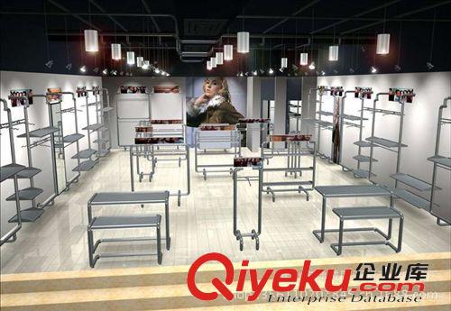 供應不銹鋼展示架 展廳專賣店拉絲異形展架 佛山廠家直銷原始圖片2