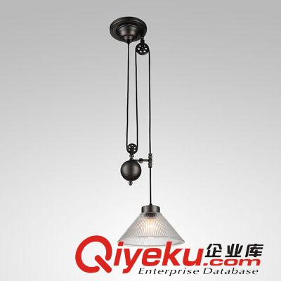 新款升降伸縮吊燈 創意雨傘燈 時尚廳餐廳書房燈具 歐式美式鄉村原始圖片2