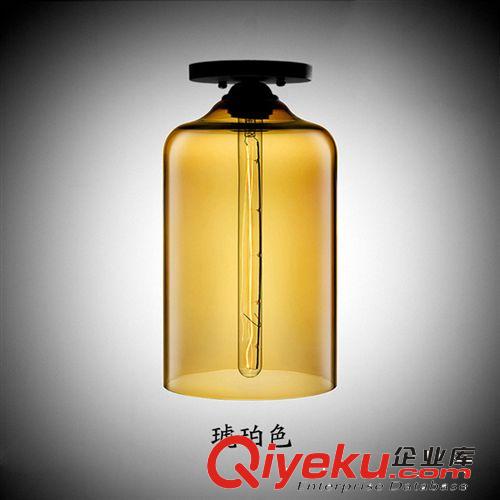 廠家直銷批發(fā)  藝術(shù)玻璃吸頂燈 客廳小臥室陽臺燈具過道飯廳燈飾原始圖片2