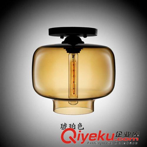 北歐宜家藝術吸頂燈 復古簡約小臥室陽臺燈具過道飯廳燈飾 新款原始圖片2