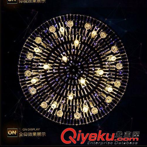 供應圓形水晶燈 客廳LED燈 餐廳水晶吸頂燈 新款tj促銷中原始圖片2