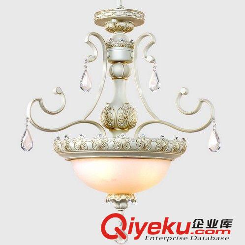 歐可照明 復(fù)古紅銅鑲鉆歐式鐵藝吊燈 客廳餐廳飯廳燈具燈飾批發(fā)