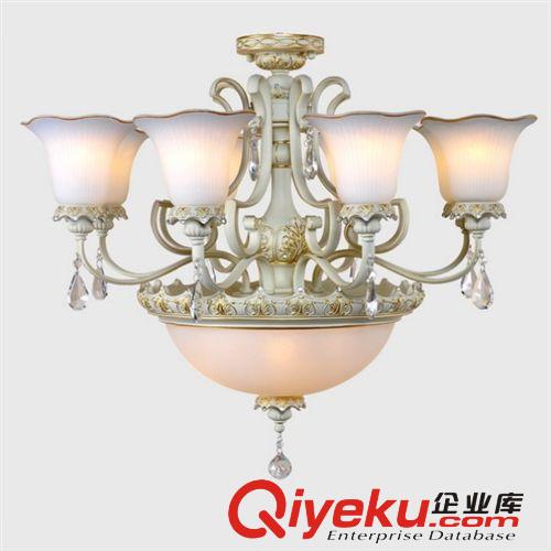 歐可照明 大氣歐式八頭奢華客廳吊燈 餐廳臥室飯廳水晶燈飾燈具原始圖片2
