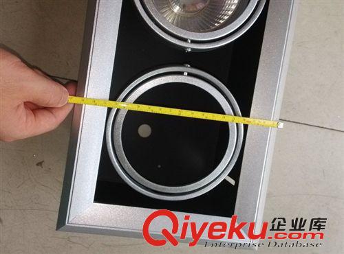 雙頭LED斗膽燈外殼套件 兩頭 二頭led豆膽燈外殼 COB 2*20/25/30W原始圖片2