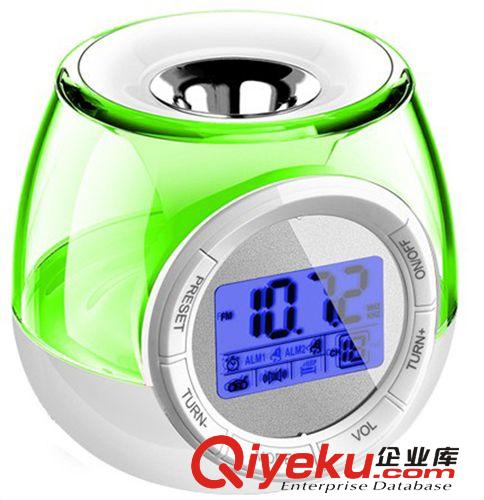 KL-108B七彩香薰燈創(chuàng)意音樂(lè)鬧鐘收音機(jī) 商務(wù)贈(zèng)送禮品批發(fā)原始圖片2