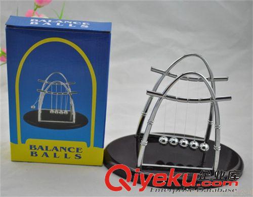橢圓型 牛頓慣性碰碰球 生日禮品擺件批發(fā) 單擺 創(chuàng)意禮品批發(fā)直銷原始圖片2