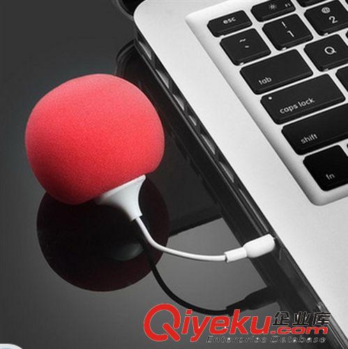 多功能可愛七彩氣球音樂播放器 迷你可充電式通用小音響原始圖片3