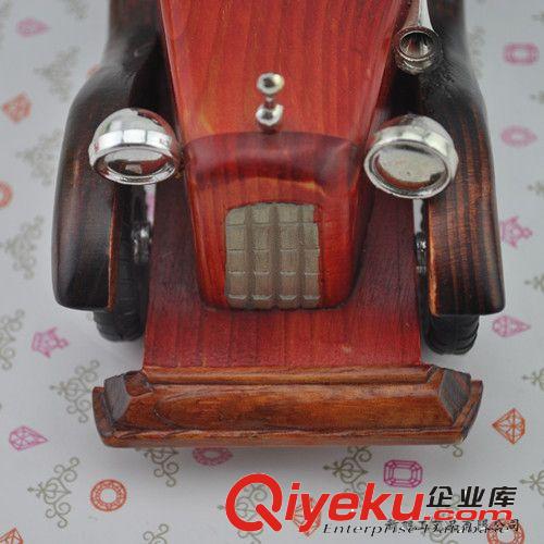 木質(zhì)老爺車 復(fù)古老爺車 木質(zhì)汽車 創(chuàng)意時尚家居擺飾 木質(zhì)工藝品原始圖片2