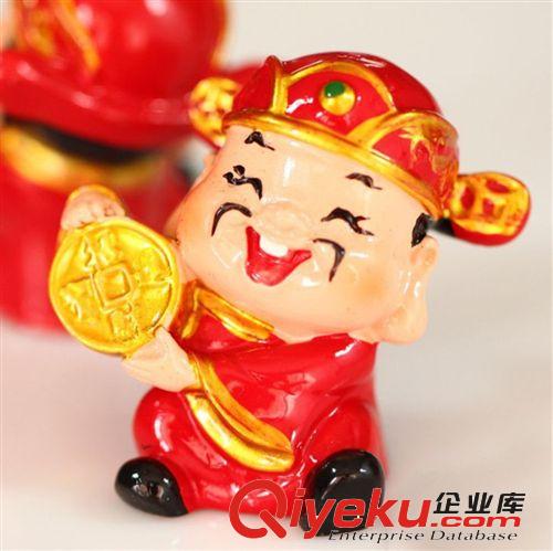 Q版公仔小飾品手工彩繪送禮佳品招財(cái)鎮(zhèn)宅元寶銅錢笑佛小擺件