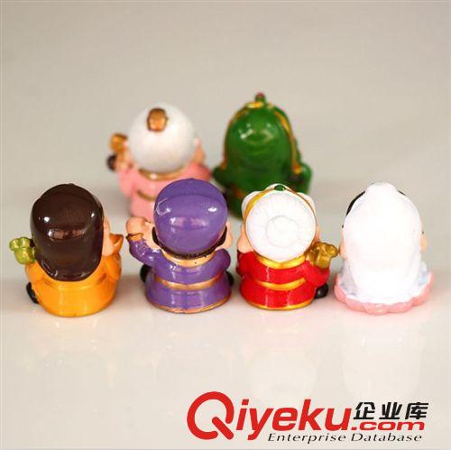 Q版小神仙公仔卡通財(cái)神擺件觀音月老文昌壽婆小佛像汽車飾品原始圖片2