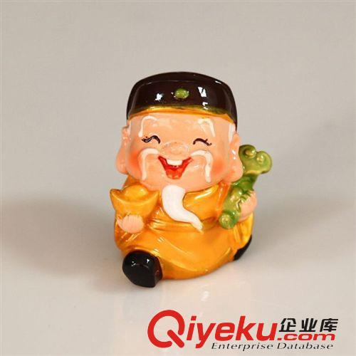 Q版小神仙公仔卡通財(cái)神擺件觀音月老文昌壽婆小佛像汽車飾品原始圖片3