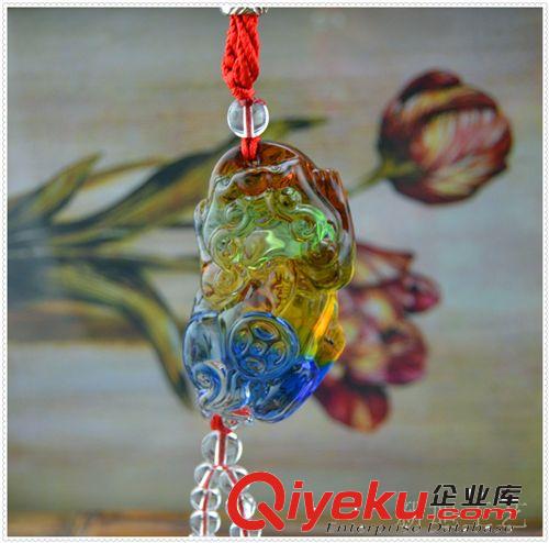 新款gd掛件汽車掛件，琉璃汽車飾品，真正的琉璃掛件原始圖片2