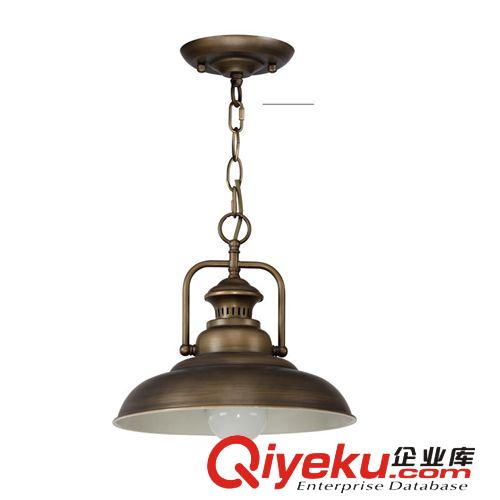 廠家供應新款歐式復古鐵藝吊燈 餐桌咖啡廳吊燈 臥室餐廳單頭吊燈原始圖片2