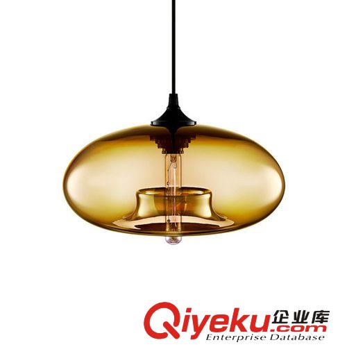 熱賣創意玻璃餐廳優質吊燈 彩色玻璃愛迪生系列 顏色豐富簡約吊燈