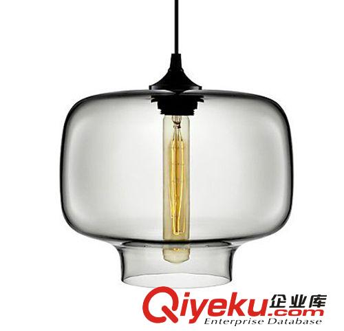 特價北歐美式愛迪生色彩復古玻璃單頭三頭吊燈 設計師的創意燈具原始圖片2