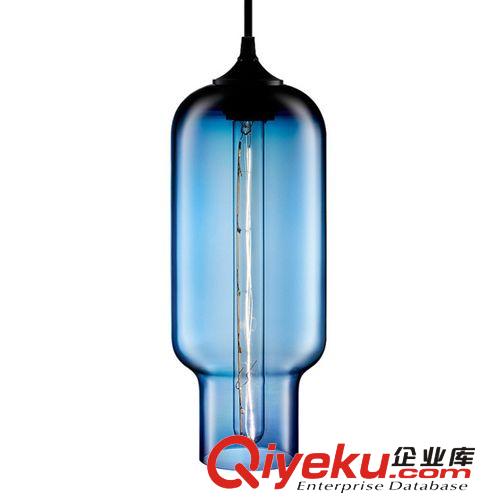 長笛奶瓶燈玻璃藝術創意吧臺吊燈 愛迪生系列玻璃樓梯餐吊燈tj