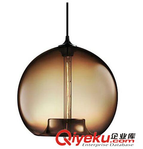 工廠直批 概念色彩玻璃餐廳吊燈 愛迪生系列現(xiàn)代簡約優(yōu)質(zhì)玻璃吊燈原始圖片2