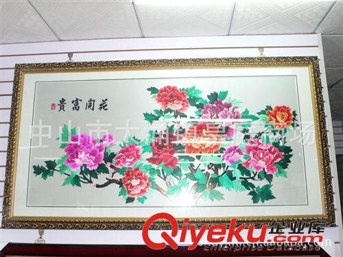 純手工刺繡畫  50*50  混批