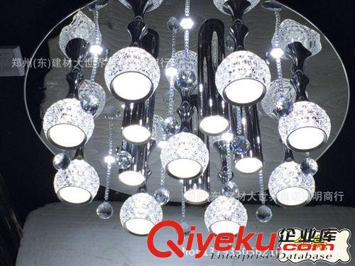 現代簡約80cm&1米客廳燈遙控水晶全貼片LED吸頂燈臥室房間燈832