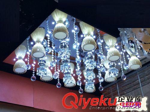 熱銷推薦 現代簡約水晶燈 臥室燈全led吸頂燈72W 客廳水晶燈 6206原始圖片2