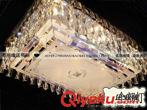 長期批發(fā) 平板led水晶燈 現(xiàn)代客廳吸頂燈36W 長方形水晶燈 8302