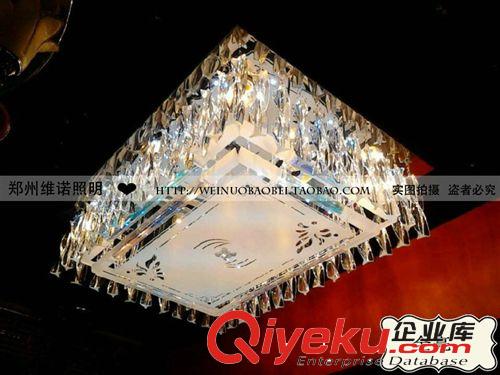 長期批發(fā) 平板led水晶燈 現(xiàn)代客廳吸頂燈36W 長方形水晶燈 8302原始圖片2