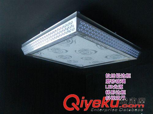 專業銷售 LED貼片吸頂燈 玻璃臥室燈24W 玫瑰花裝飾吸頂燈 D04原始圖片2