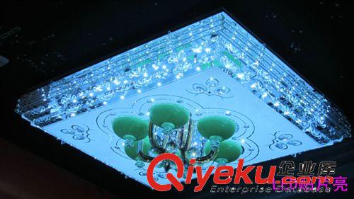 長期供應(yīng) LED客廳吸頂燈 大功率貼片水晶燈 現(xiàn)代水晶燈50W 9186原始圖片2