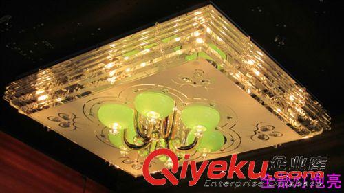 長期供應(yīng) LED客廳吸頂燈 大功率貼片水晶燈 現(xiàn)代水晶燈50W 9186原始圖片3