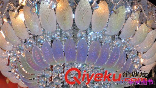 專業(yè)批發(fā)客廳吸頂燈108W led酒店工程燈 圓形LED水晶燈批發(fā) 9087原始圖片3
