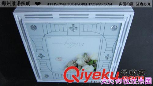 精品推薦 玫瑰花LED平板燈 臥室書房燈具 LED鋁材吸頂燈 5001-8原始圖片2