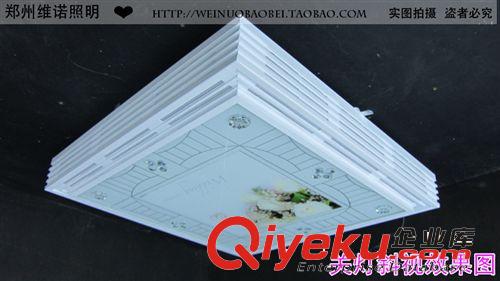精品推薦 玫瑰花LED平板燈 臥室書房燈具 LED鋁材吸頂燈 5001-8原始圖片3