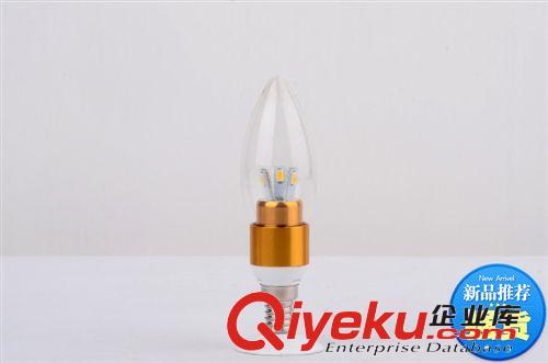 LED蠟燭燈泡LED節(jié)能燈尖泡拉尾燈5W3W吊燈光源小螺口E14拉尾泡