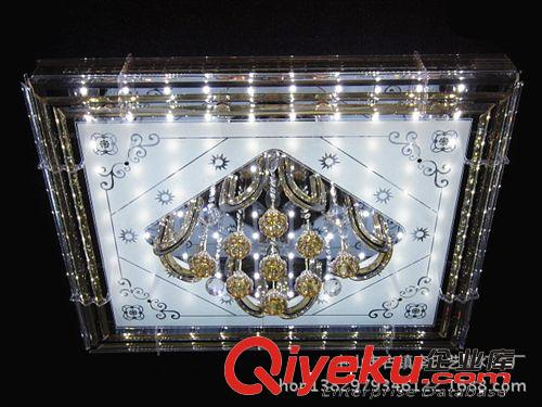 2014新款貼片水晶燈飾 帶遙控LED吸頂燈 950750方形客廳燈飾