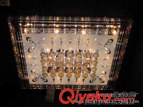2014新款貼片水晶燈飾 帶遙控LED吸頂燈 950750方形客廳燈飾原始圖片2