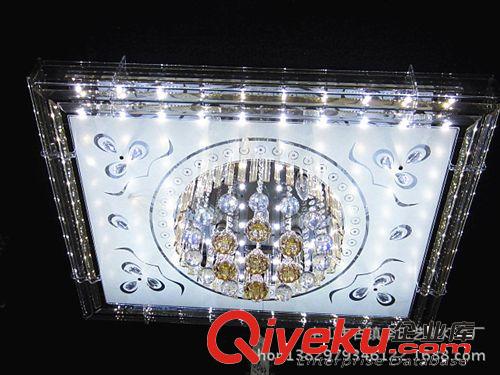 2014新款貼片水晶燈飾 帶遙控LED吸頂燈 950750方形客廳燈飾原始圖片2