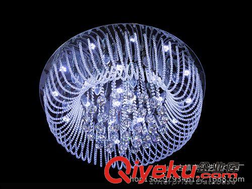 gd現代時尚豪華客廳燈 圓形吸頂燈 LED水晶燈 餐廳燈具LED燈具原始圖片2